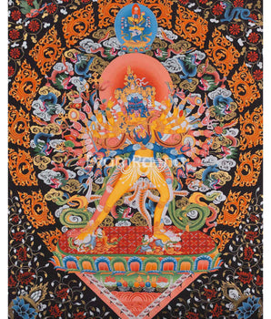 Kalachakra Deity Thangka Painting