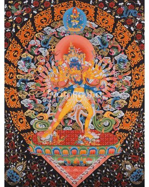 Kalachakra Deity Thangka Painting