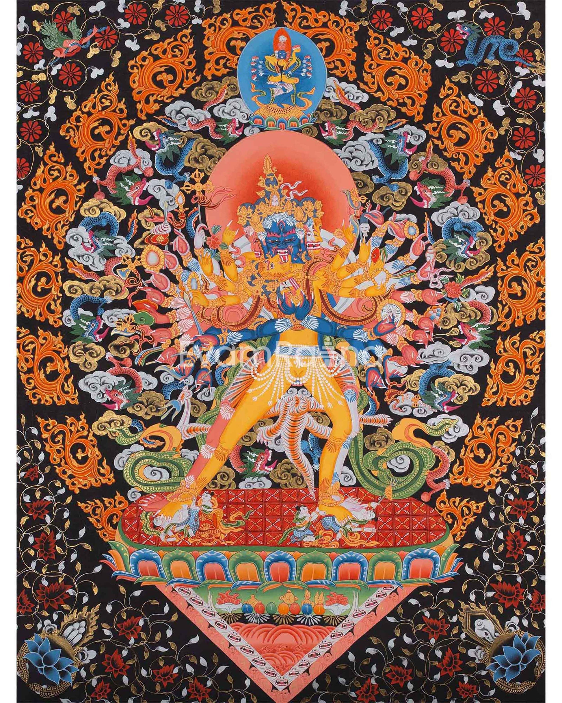 Kalachakra Deity Thangka Painting