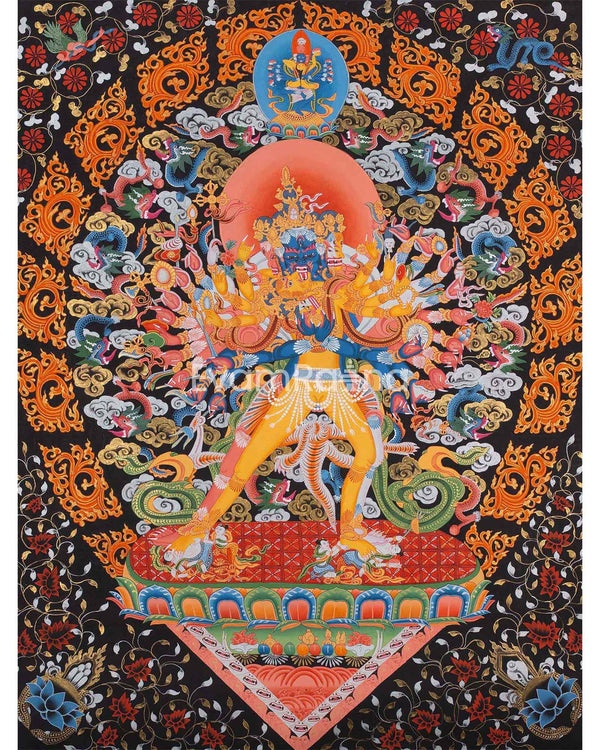 Kalachakra Deity Thangka Painting