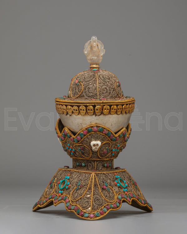 Kapala Buddhist Ritual Vessel | Tibetan Skull Cup