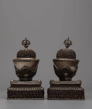 Handmade Tibetan Kapala Set