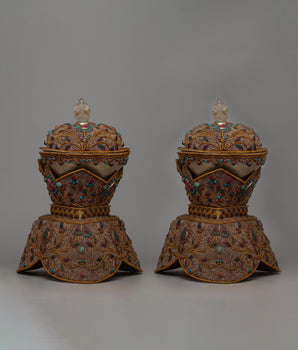 Sacred Ritual Copper Kapala Set