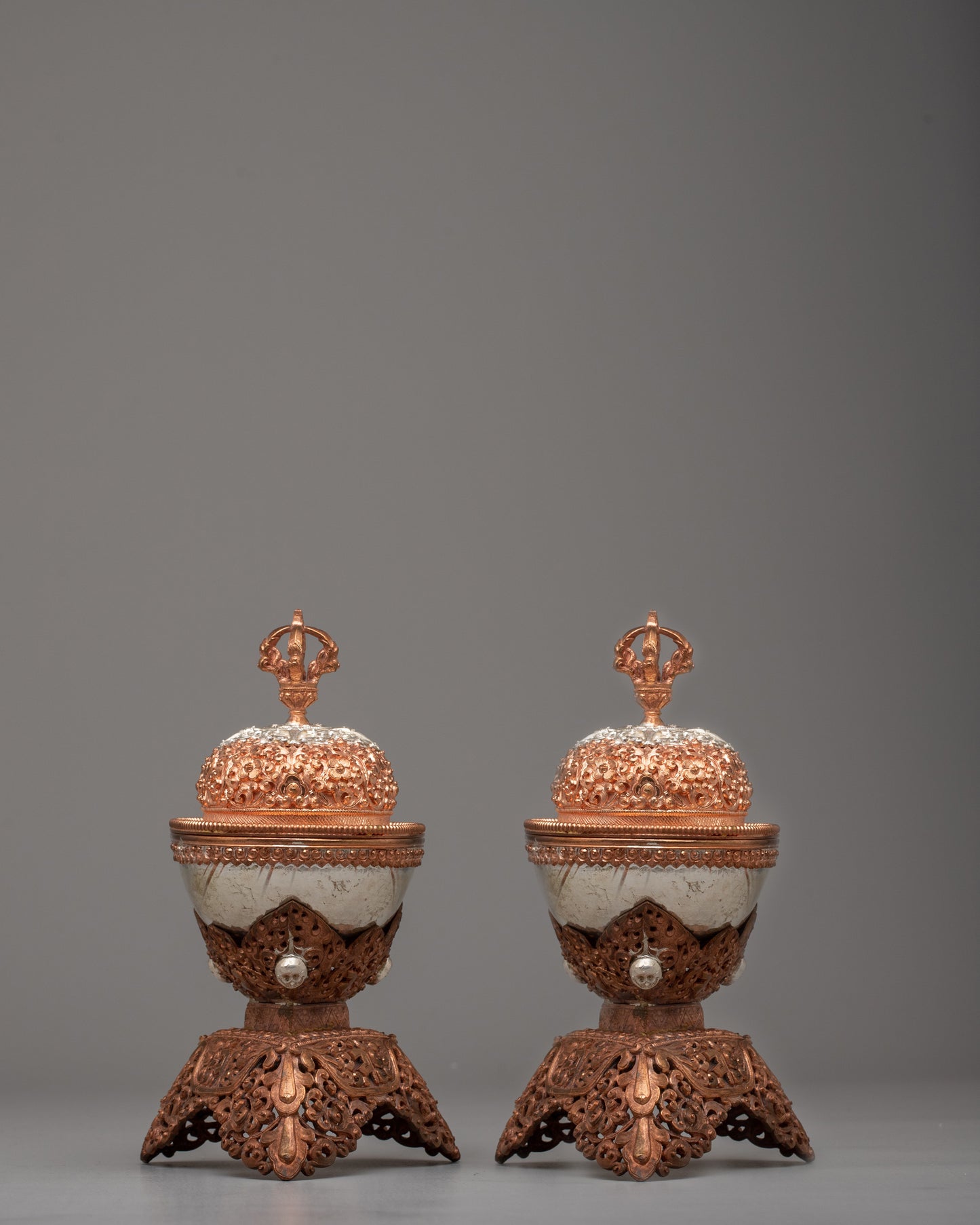 Buddhist Kapala Skull Set 