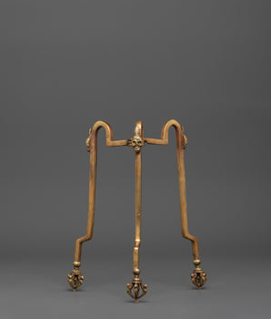 Handcrafted Brass Kapala Stand 