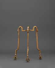 Handcrafted Brass Kapala Stand