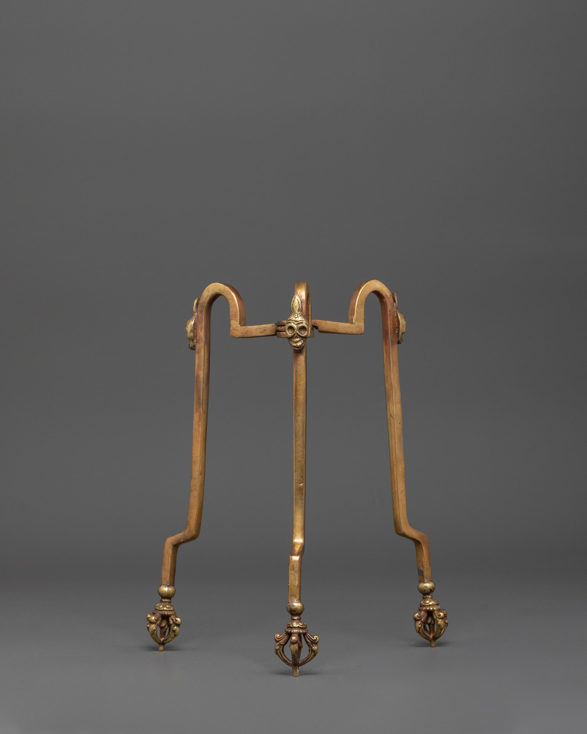 Handcrafted Brass Kapala Stand