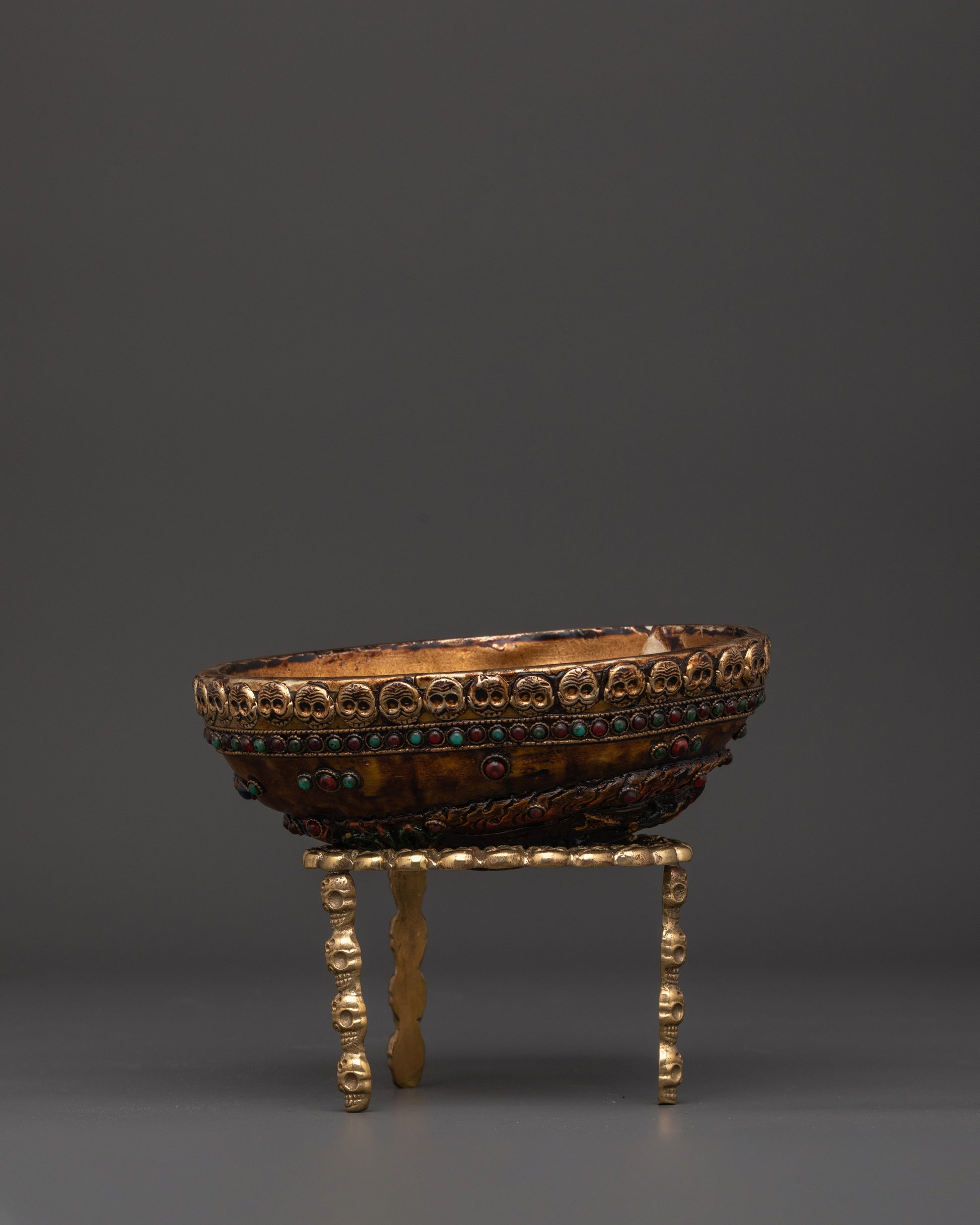 Handcrafted Tibetan Kapala