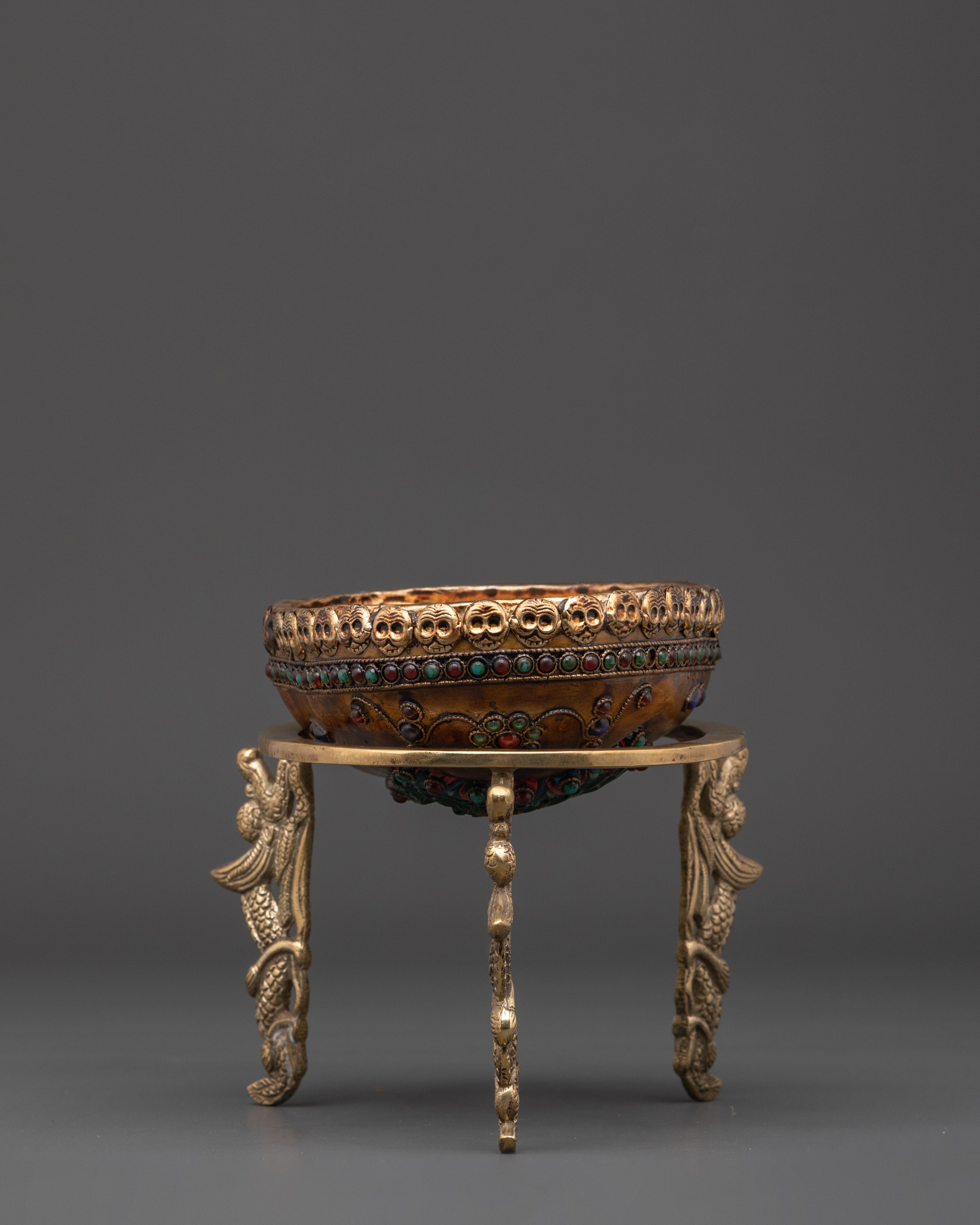 Kapala for Ritual Ceremonies | Copper Offering Bowl