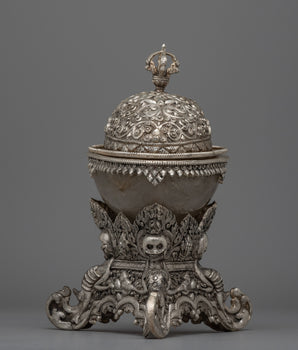 Exquisite Tibetan Skull Cup 