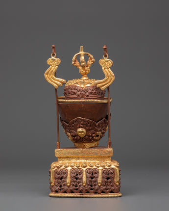 Handcrafted Tibetan Kapala Skull Cup