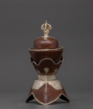 Oxidized Copper Tibetan Kapala