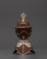 Oxidized Copper Tibetan Kapala