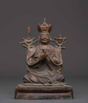 handmade-oxidized-karmapa-statue