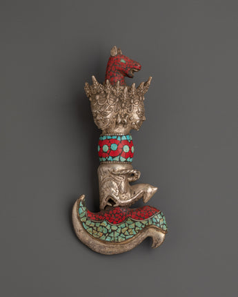 Wrathful deity Kartika knife