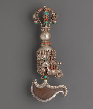 Tibetan Ceremonial Kartika Knife