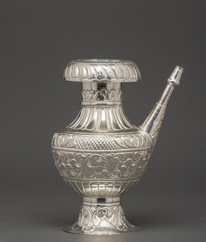 Pure Silver Karuwa with Floral Engraving