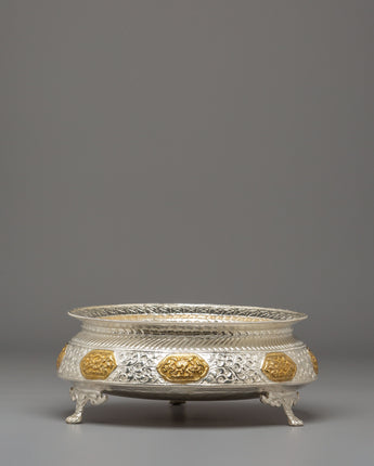 Silver plated Urli Bowl