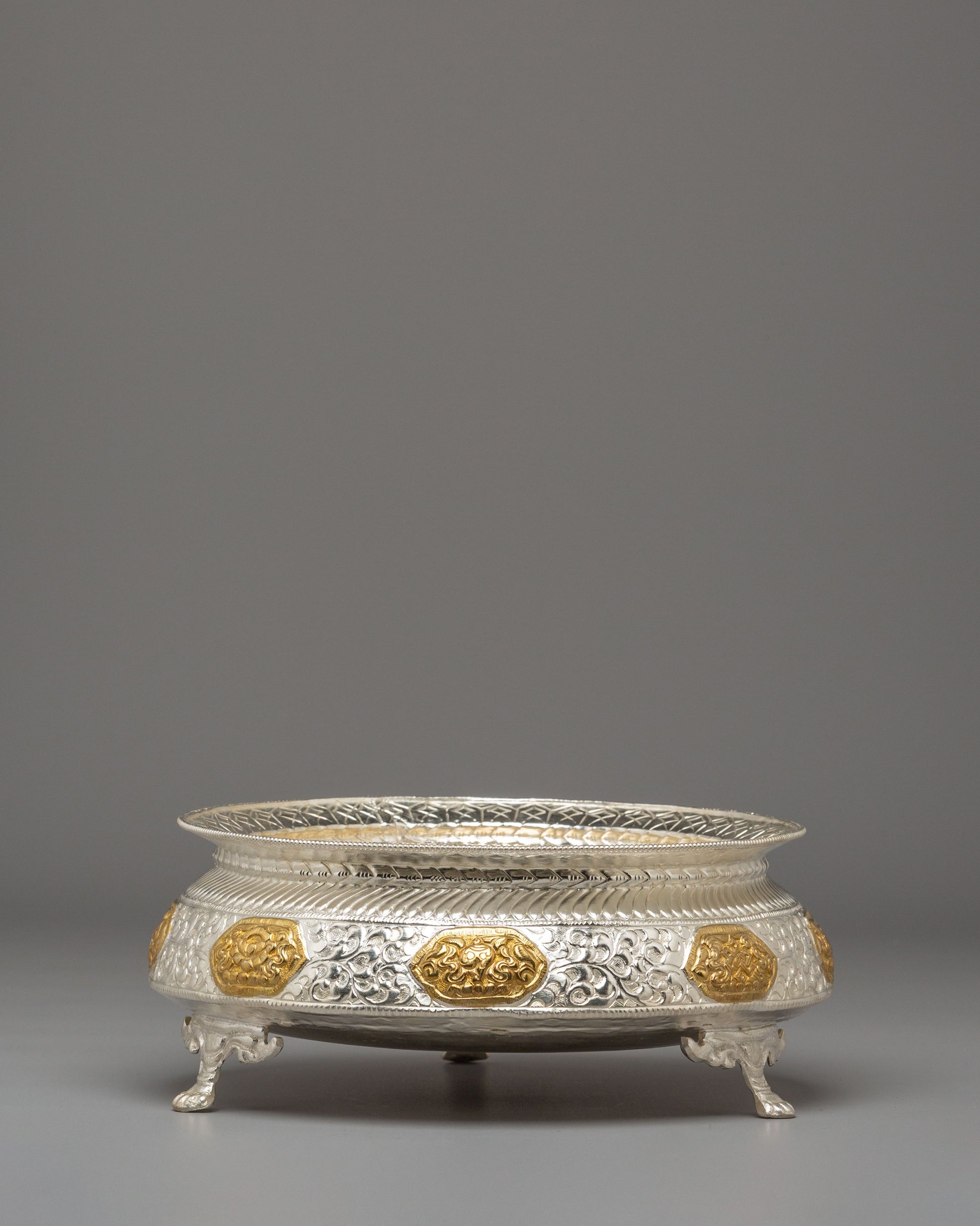 Silver plated Urli Bowl