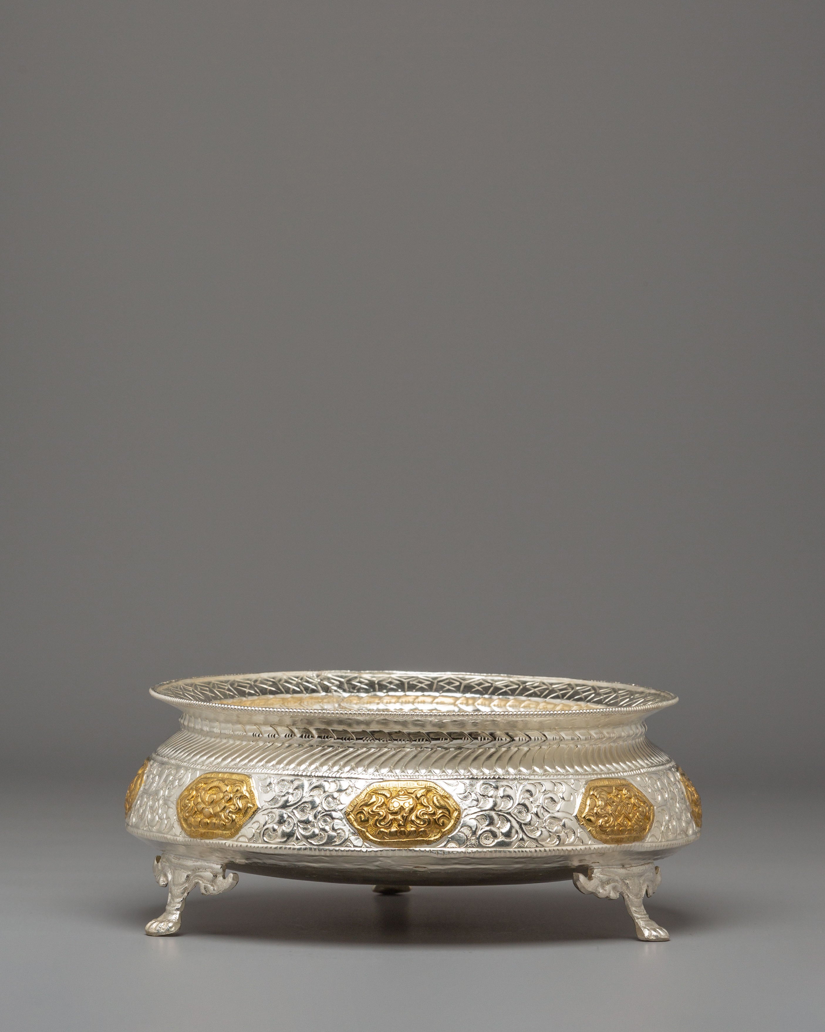 Silver plated Urli Bowl