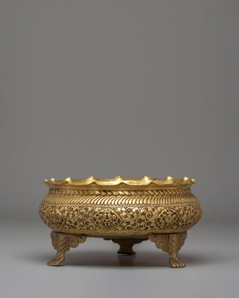 Handmade Tibetan Urli Bowl