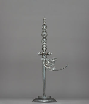 Iron Khatvanga for Tibetan Buddhist |  Sacred Vajrayana Ritual Staff