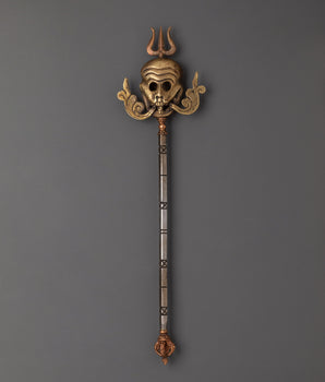 Tibetan Khatvanga Ritual Staff