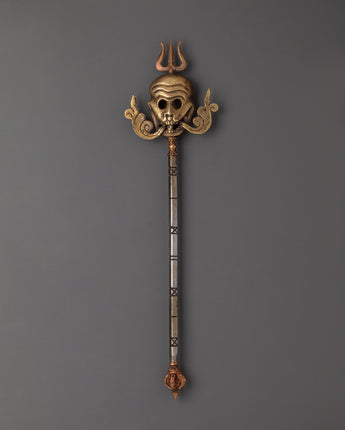 Tibetan Khatvanga Ritual Staff