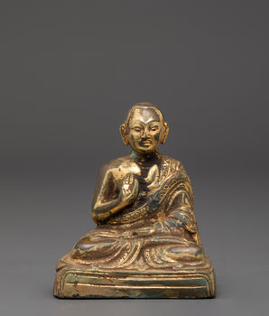 Buddhist Master Khedrup Je Statue