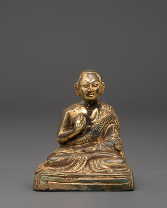 Buddhist Master Khedrup Je Statue