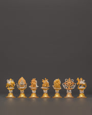 Tibetan King Chakravartin Symbols 