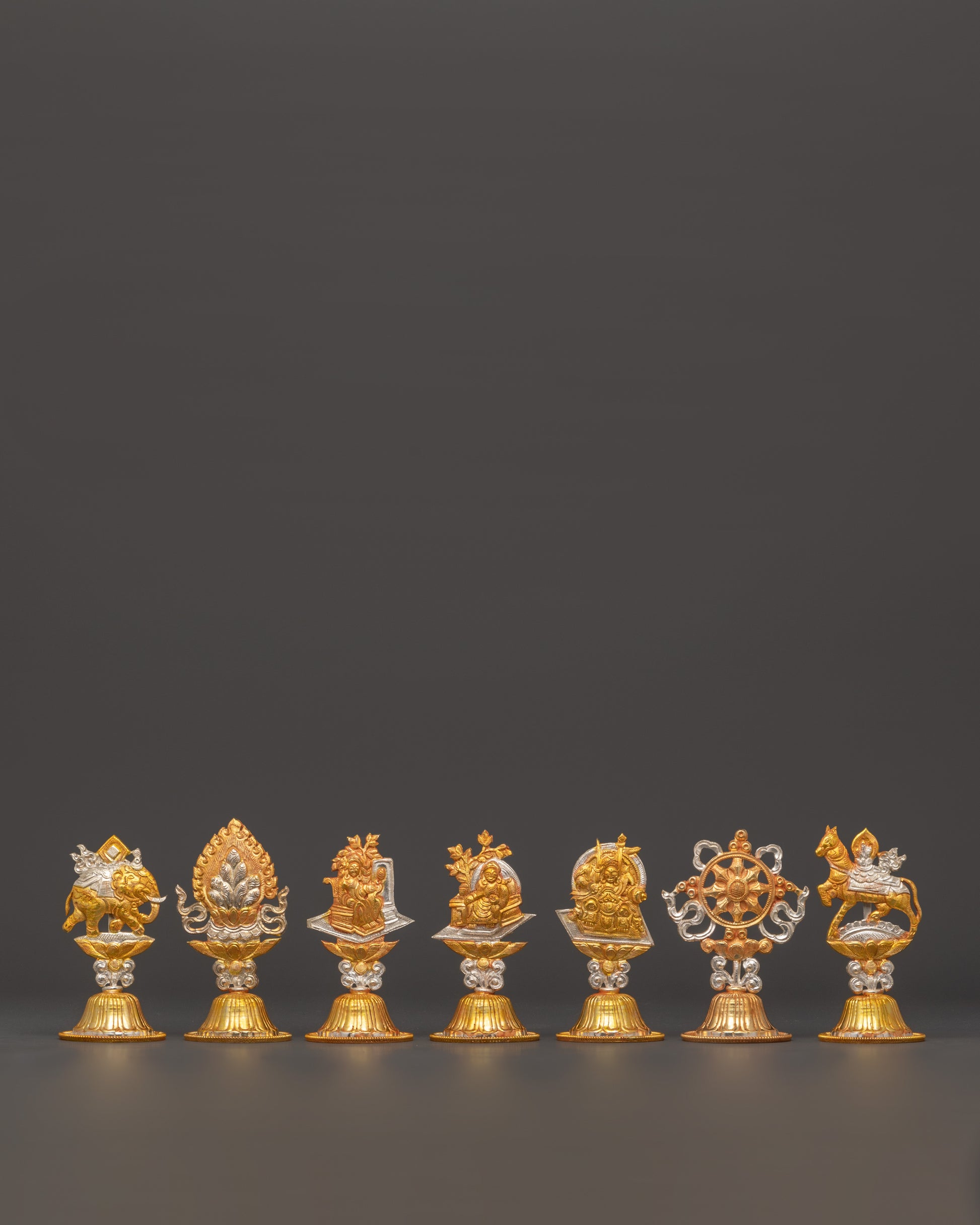 Tibetan King Chakravartin Symbols 