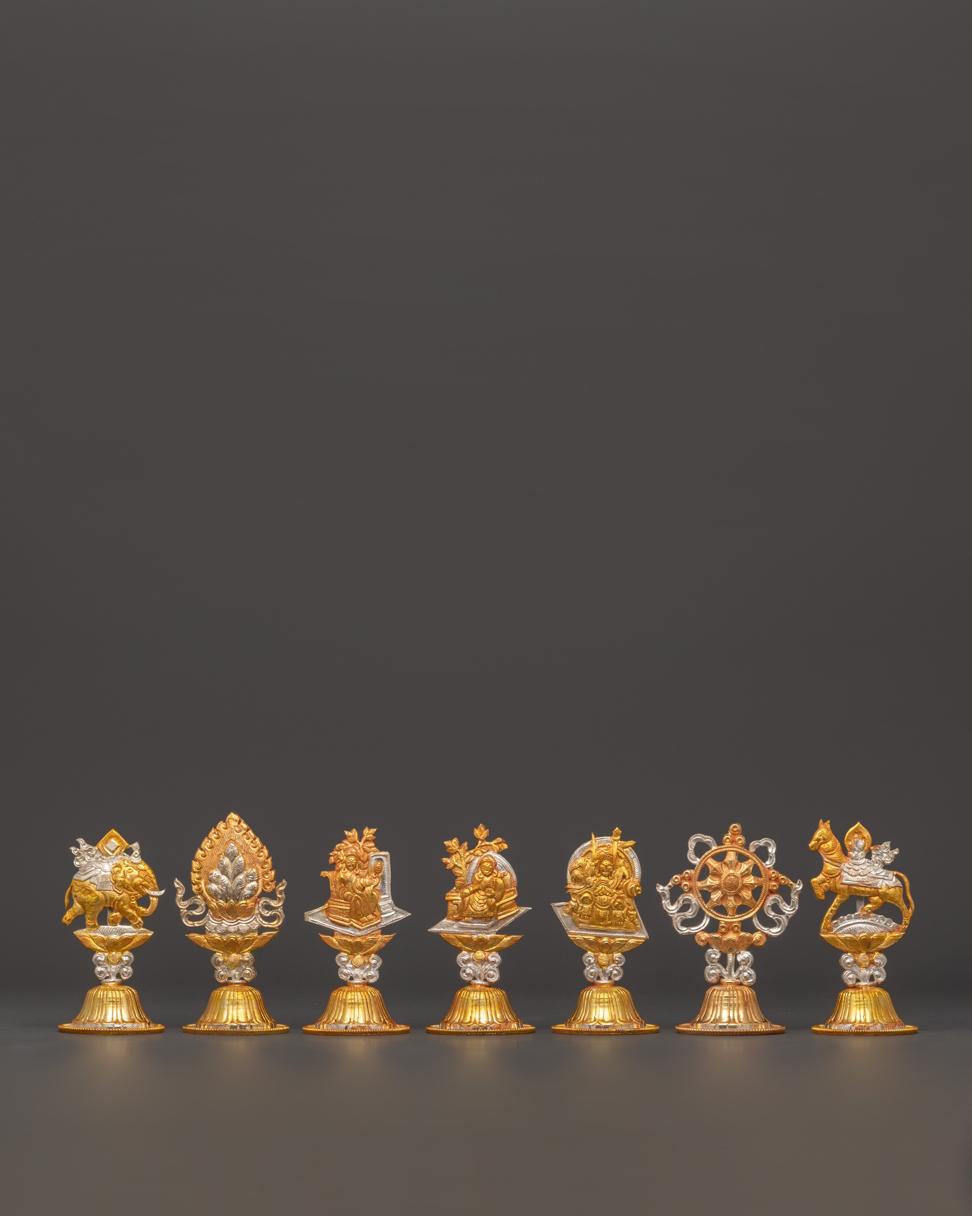 Tibetan King Chakravartin Symbols 