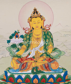 Kshitigarbha: Bodhisattva Thangka