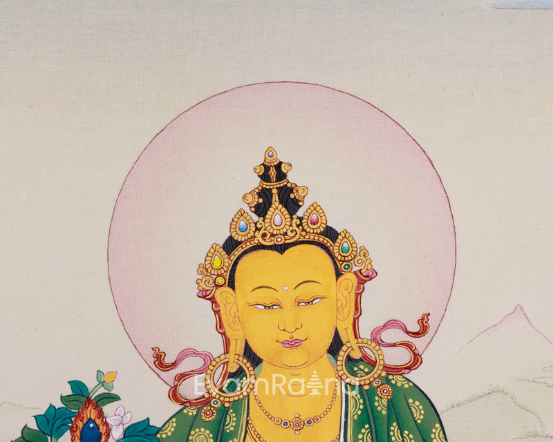 Kshitigarbha: Bodhisattva Thangka