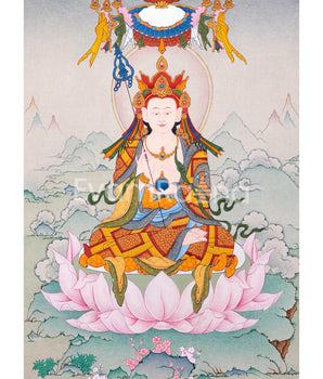 Kshitigarbha Thangka Print