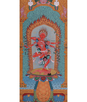 Kurukulla: Traditional Thangka Print 