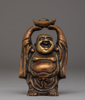 Handcrafted Laughing Buddha Statue