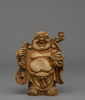 Ceramic Laughing Buddha Statue