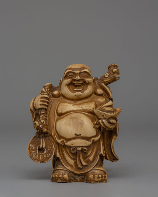 Ceramic Laughing Buddha Statue