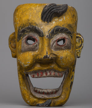 Laughing Wooden Mask
