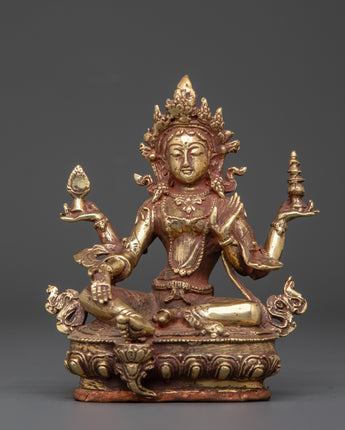 Handcrafted Brass Laxmi Devi Statue