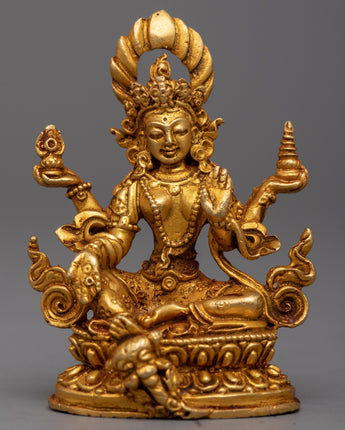 Gold Laxmi Statue