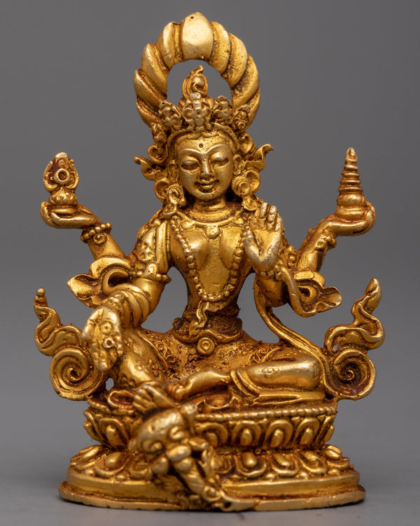 Gold Laxmi Statue