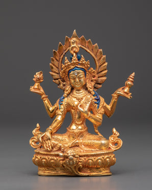 The Goddess of Fortune Laxmi Sculpture | Hindu Goddess of Wealth and Prosperity
