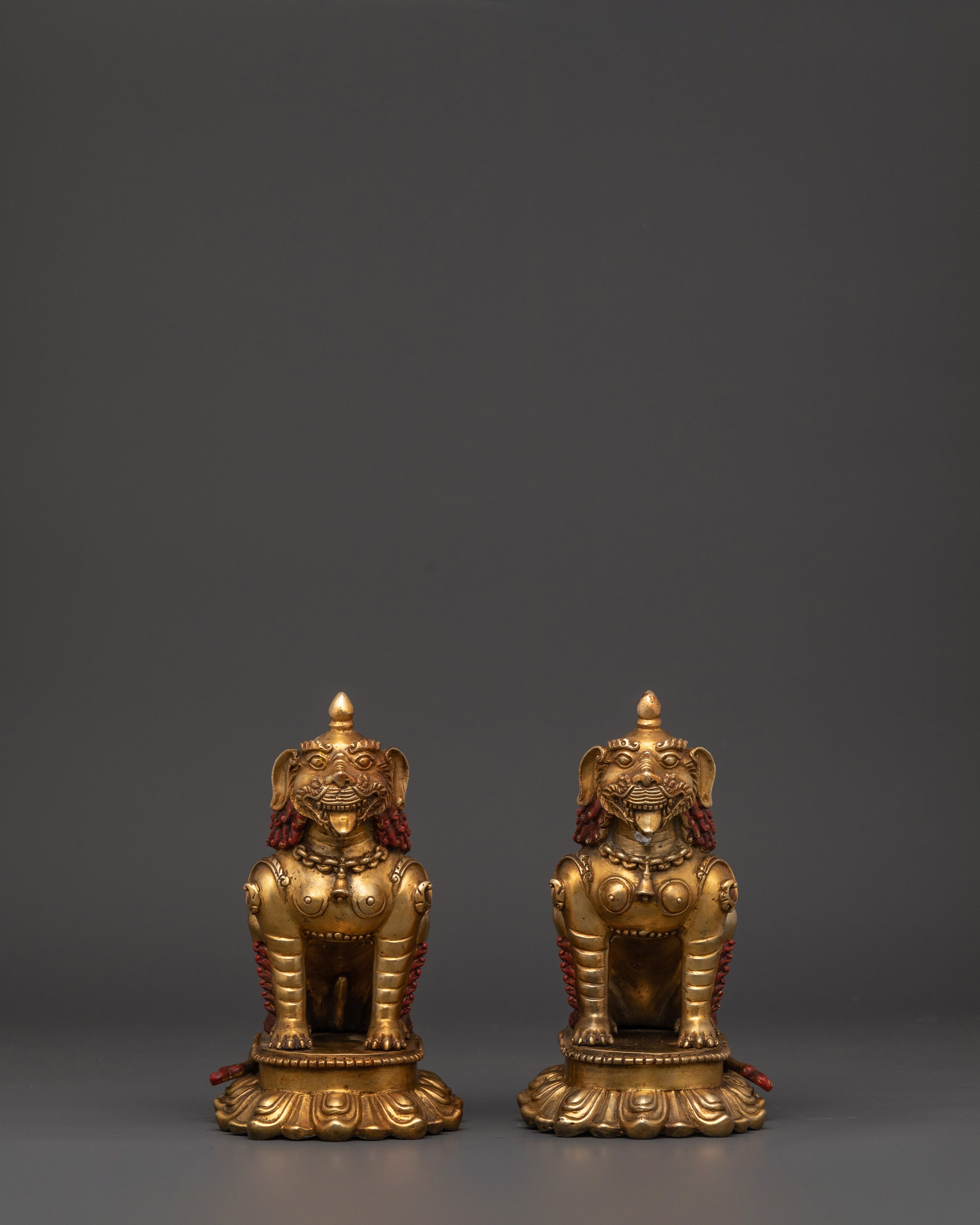 handcrafted-copper-lion-set