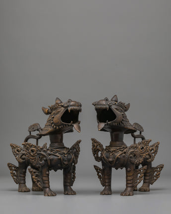 Guardian Tibetan Lion Set