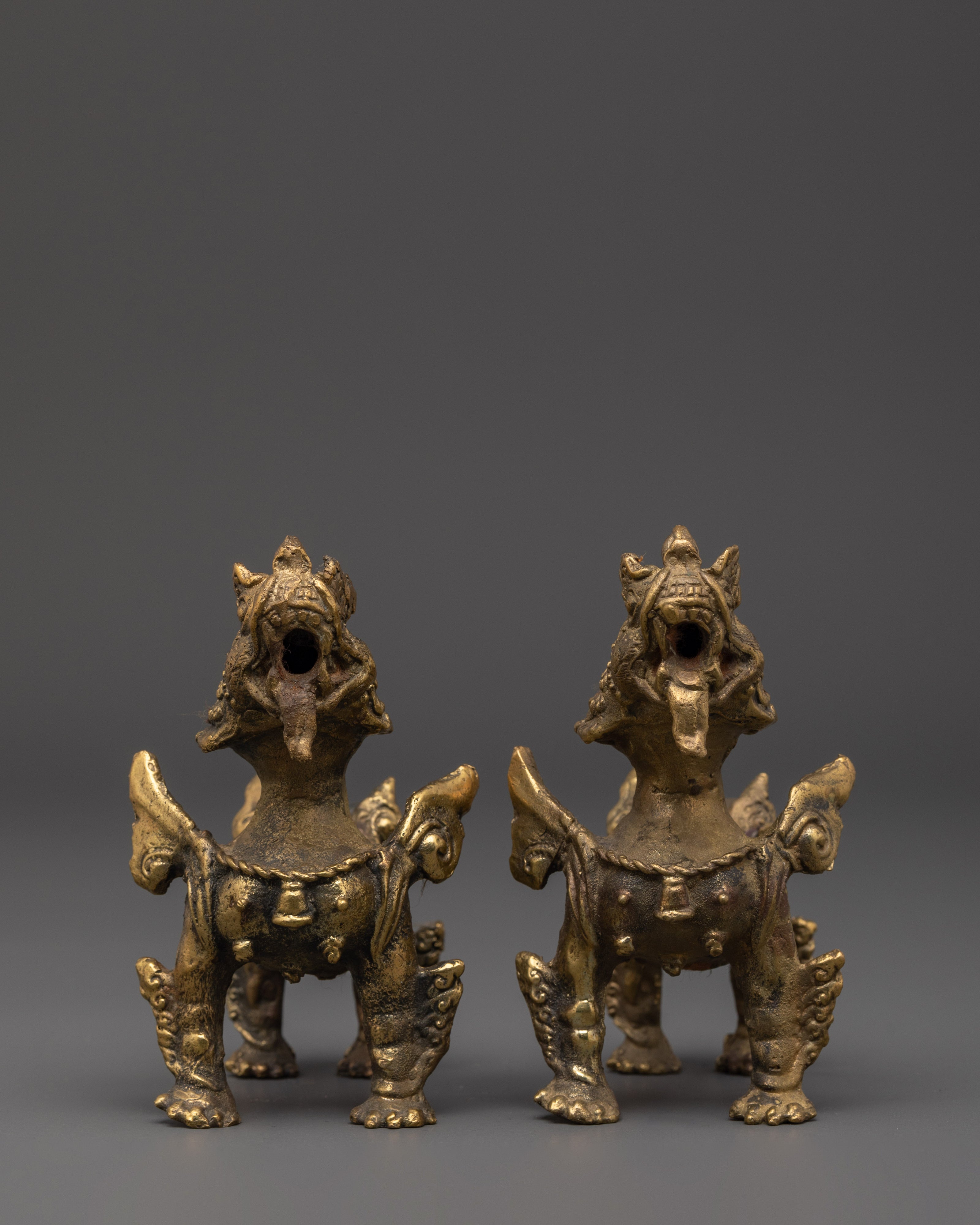 Buddhist Altar Lion Set 