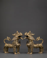 Handmade Lion set Decor
