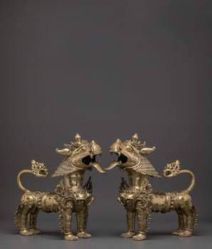 Handmade Lion set Decor
